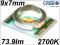 LED SMD CREE 73.9lm 9x7mm Dioda XREWHT 1szt. #X16G
