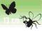 naklejka OWAD mrówka pszczoła mucha motyl