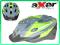 KASK ROWEROWY AXER COOPER z daszkiem - M - 56-58cm