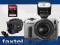 CANON EOS M 18-55 IS STM LAMPA 16GB ETUI (SREBRNY)