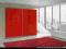 Szafa LUX 13:czerwony połysk.     Meble U Jędrusia