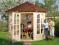Altana ogrodowa BERGENIA 4 okna dach gont