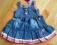 MARIQUITA PRZEŚLICZNA SUKIENKA JEANSOWA W ROZ. 68