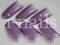 Tipsy French fioletowe clear Violet Trans 100szt.