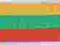 Litwa - Naszywka Flaga Litwy
