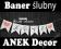 Baner ślubny LOVE