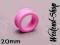 UC SILIKONOWY TUNEL PINK 20MM