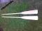 Wiosła do łodzi 195cm kpl. dwie sztuki z dulkami