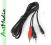 kabel Jack 2,5 stereo - 2RCA 1,5 m