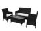 MEBLE OGRODOWE KOMPLET MEBLI RATTAN SOFA FOTELE