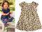 H&amp;M NOWA SUKIENKA PANTERKA BEŻ__68 OKAZJA