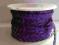 CEKIN TAŚMA , CEKINY NA nitce -6mm 10metr FIOLET