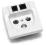 Gniazdo Multimedialne - Radio + TV + SAT RJ45 RJ11