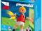 PLAYMOBIL 4722 PIŁKARZ REPR. CZECH + GRATIS !