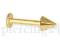 PIERCING KOLCZYK DO BRODY/WARGI **GOLD**CONE**