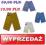 %%%% ŚWIETNE JEANS SPODENKI  BERMUDY 140/146 (10)