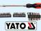 Wkrętak z Giętką Końcówką i bitami 31szt YATO 2780