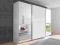KATYA 4 szafa przesuwna 3 drzwi szkło lustra 270
