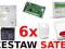 Zestaw Satel Integra-128 WRL 6x Aqua SMS GSM ABAX