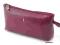 Mała skórzana kosmetyczka Puccini P-1505 burgund