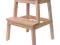 Taboret dwustopniowy  Surowe drewno 820011