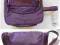 KOSMETYCZKA POJEMNA FIOLETOWA. Wymiary 23X17X12cm
