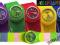 zegarek JELLY WATCH zawijasek slap linijka T17