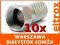 WTYK ZŁĄCZE F 6,8MM USZCZELKA GUMOWA 10 SZTUK 2309