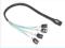 AXXCBL740MS7P kabel SAS miniSAS 8087 to 4xSATA