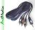 kabel jack 3,5 4 PIN polowy / 3 RCA chinch 3,0m