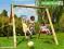 Zestaw Jungle Swing Jungle Gym plac zabaw drewno