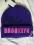 primark FIOLETOWA CZAPKA BEANIE BROOKLYN 7+