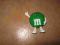 Figurka zielonego m&amp;m'sa