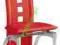 Krzesło metalowe H-77 czerwone SIGNAL 48H