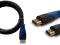 Kabel HDMI SAVIO CL-05 2m, czarny, zlote koncowki,