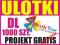 ULOTKA DL 1/3 A4 1000 sztuk + PROJEKT ulotki druk