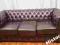 H-P The Classic Chesterfield Sofa -Bordo skóra 3os