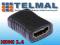 Adapter łącznik  HDMI A gniazdo gniazdo 1.4 1080p