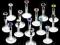 Labret z bioflexu z płaską główką - topaz
