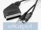 kabel scart euro / jack stereo + svideo svhs 5,0m