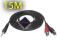 KABEL JACK 3,5MM - 2 RCA 15M PRZEDŁUŻACZ (416)