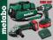 METABO wkrętarka BS18LI szlifierka W18LTX COMBO 2A