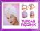 TURBAN RĘCZNIK NA GŁOWĘ Z MIKROFIBRY DO WŁOSÓW T4