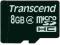 Karta pamięci microSDHC Transcend, 8 GB, class 4