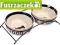 MISKA Trixie Miski ceramiczne 2,6L na stojaku 2464