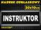 INSTRUKTOR NASZYWKA EMBLEMAT ODBLASKOWA RAMKA HAFT
