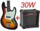 GITARA BASOWA WJB-703 + WZMACNIACZ 30W + GRATISY