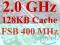 Celeron 2.0GHz/128KB Cache/400MHz FSB S.478