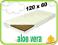 MATERAC DZIECIĘCY HEVEA KRZYŚ 120/60 ALOE VERA !