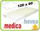 MATERAC DZIECIĘCY HEVEA BABY 120/60 MEDICA/HEVEA !